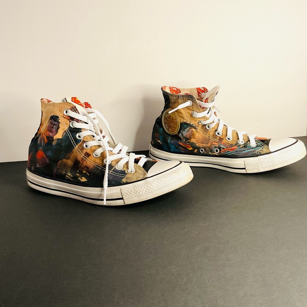 Converse All Star DC Comics Superman High Top Sneakers Sz 7
